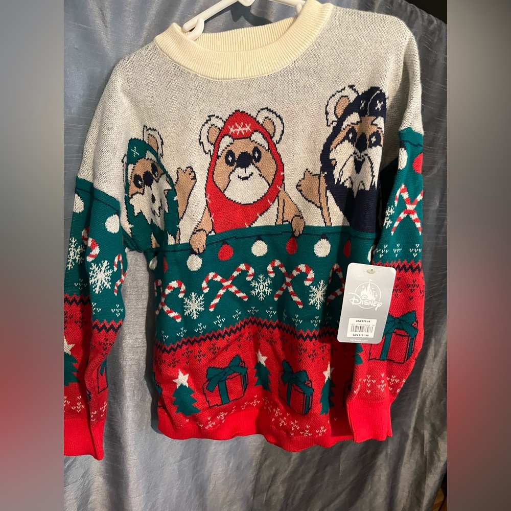 NWT Children’s Stars wars Christmas sweater size 4